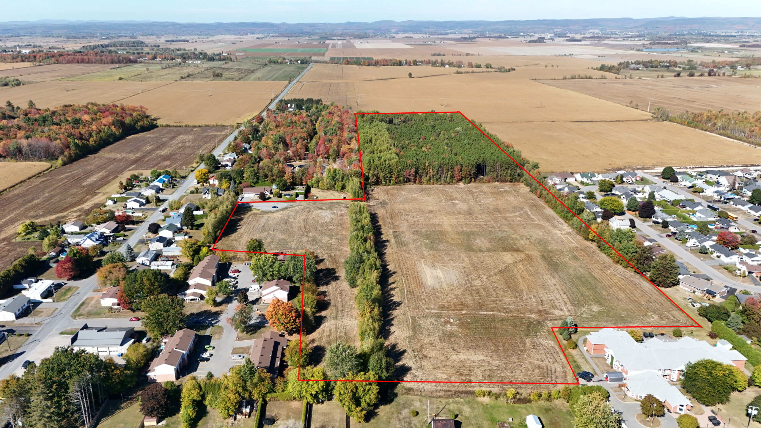 Drone mapping and inspection services Sherbrooke Eastern Townships
